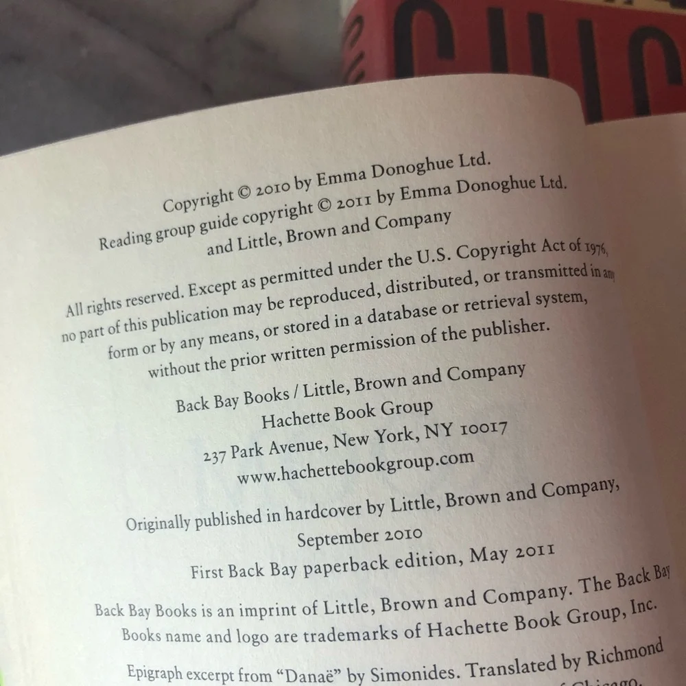 ROOM by Emma Donoghue & CHICAGO hardcover & paperback novels thrillers politics